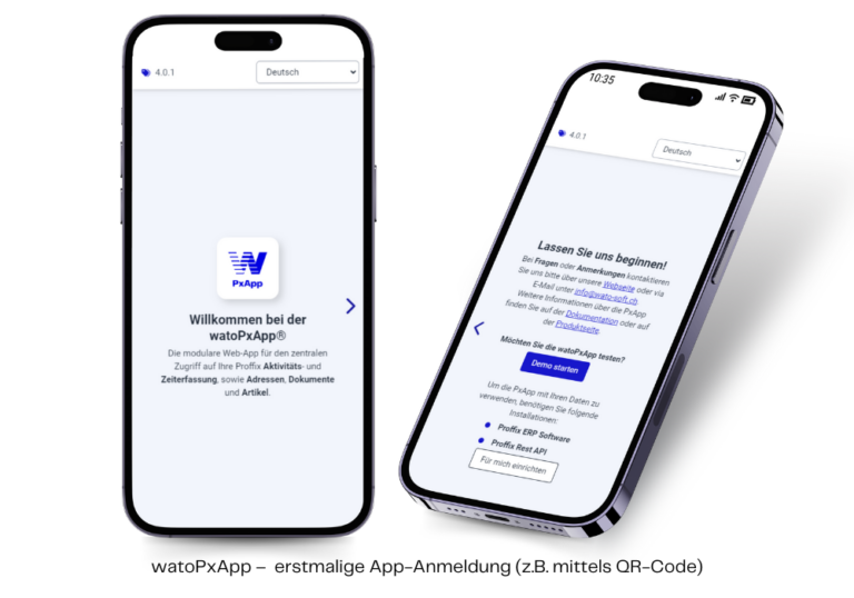 pxApp Einrichtung